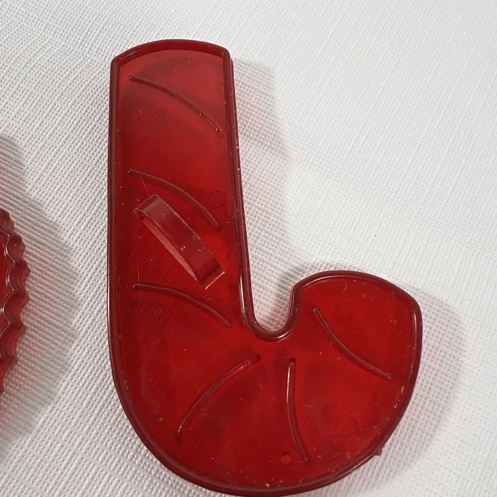 HRM - Vintage Plastic Cookie Cutters - Christmas Holiday - Set of 4